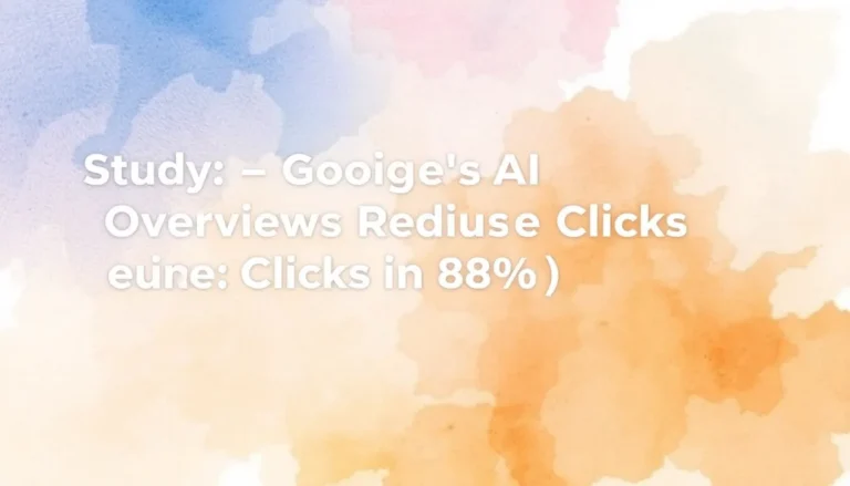 ΜΕΛΈΤΗ: ΤΑ AI OVERVIEWS ΤΗΣ GOOGLE ΜΕΙΏΝΟΥΝ ΤΑ CLICKS 38%
