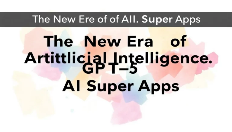 Η ΝΈΑ ΕΠΟΧΉ ΤΗΣ ΤΕΧΝΗΤΉΣ ΝΟΗΜΟΣΎΝΗΣ: GPT-5.5 ΚΑΙ AI SUPER APPS